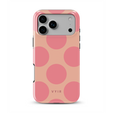 Big Polka Dots, Melon - Tough iPhone Cover