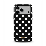 Classic Polka Dots, Black Noir - Tough MagSafe iPhone Cover