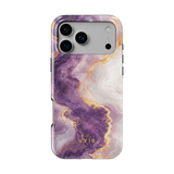 Golden Luxe Marble Purple - Tough Mobilcover