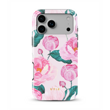 Rosy Peony Flourish - Tough MagSafe iPhone Cover