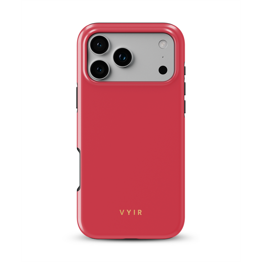 VYIR Signature Solid Colors, Rød - Tough MagSafe iPhone Cover