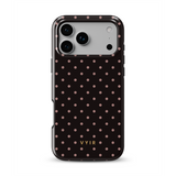 Tiny Polka Dots, Chokolade - Tough Mobilcover