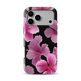 Violet Night Hibiscus - Tough MagSafe iPhone Cover