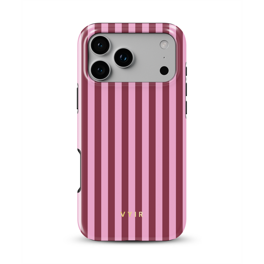 Vertical Stripes, Slikrosa - Tough MagSafe iPhone Cover