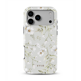 White Blossom Drift - Tough MagSafe iPhone Cover