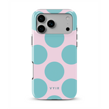 Big Polka Dots, Cotton Candy - Tough iPhone Cover