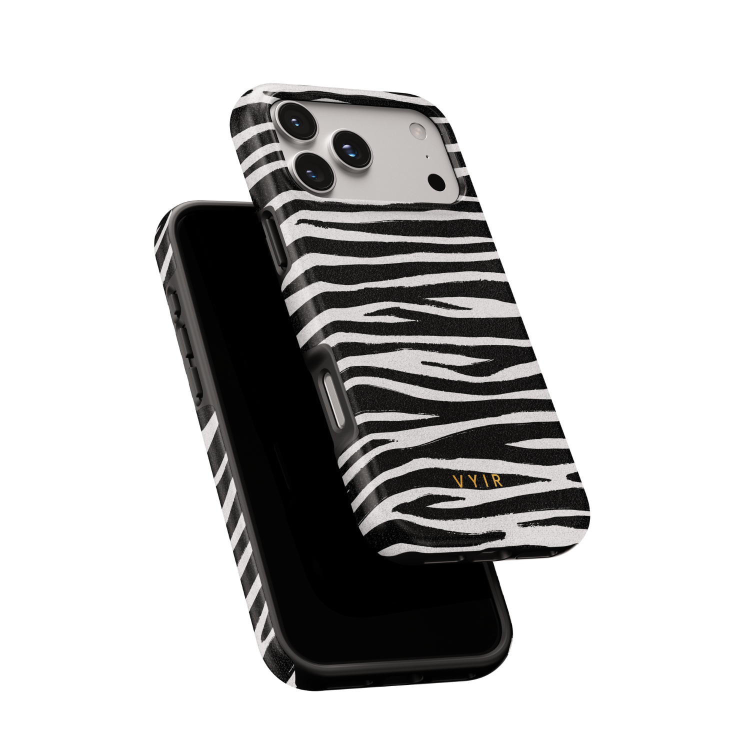Zebra Gleam White - Shockproof Phone Case - VYIR