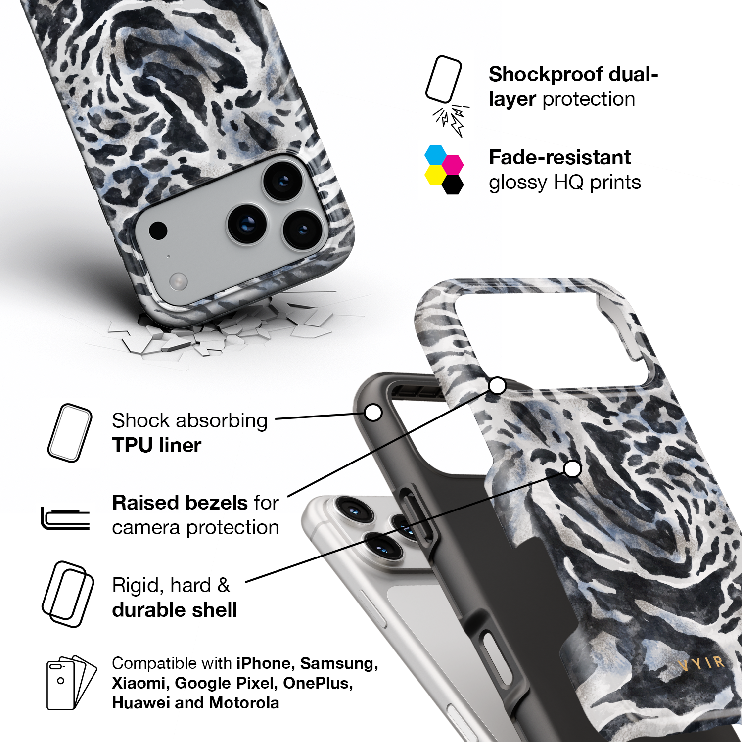Arctic Storm - Shockproof Phone Case - VYIR
