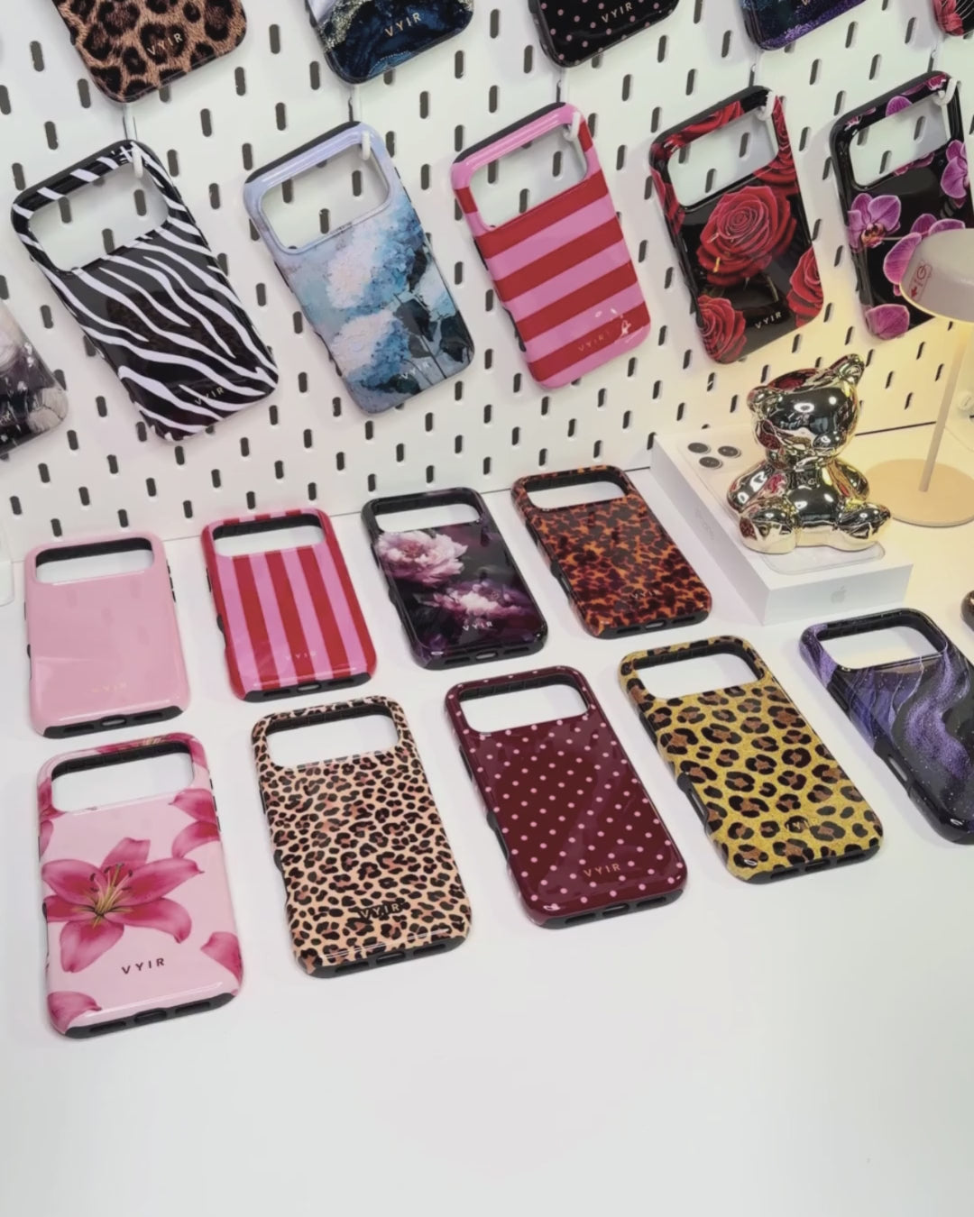 Pink Hibiscus Glow - Tough MagSafe iPhone Cover